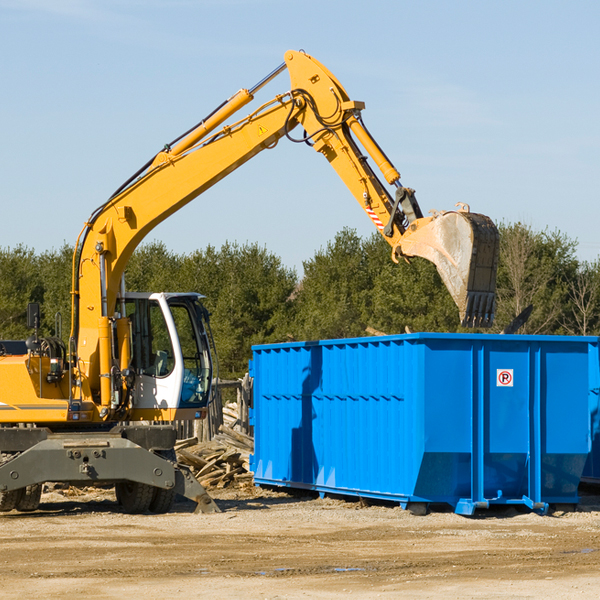 are there any restrictions on where a residential dumpster can be placed in Springville Tennessee